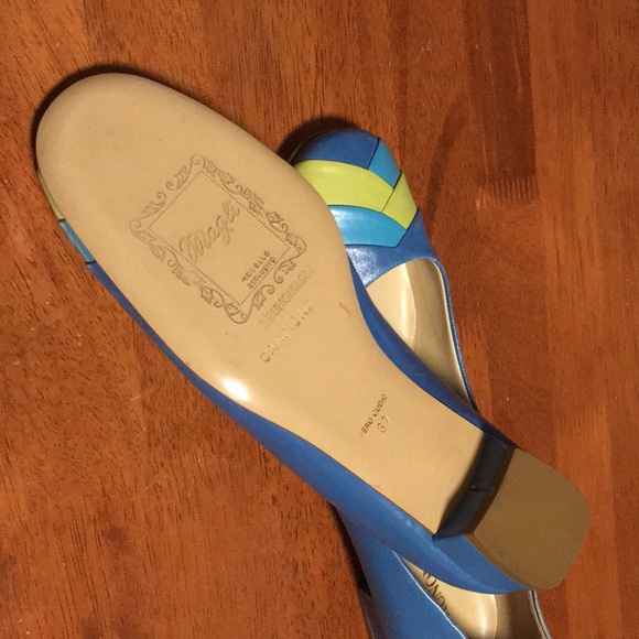 Turquoise lady shoes - Picture 3 of 6